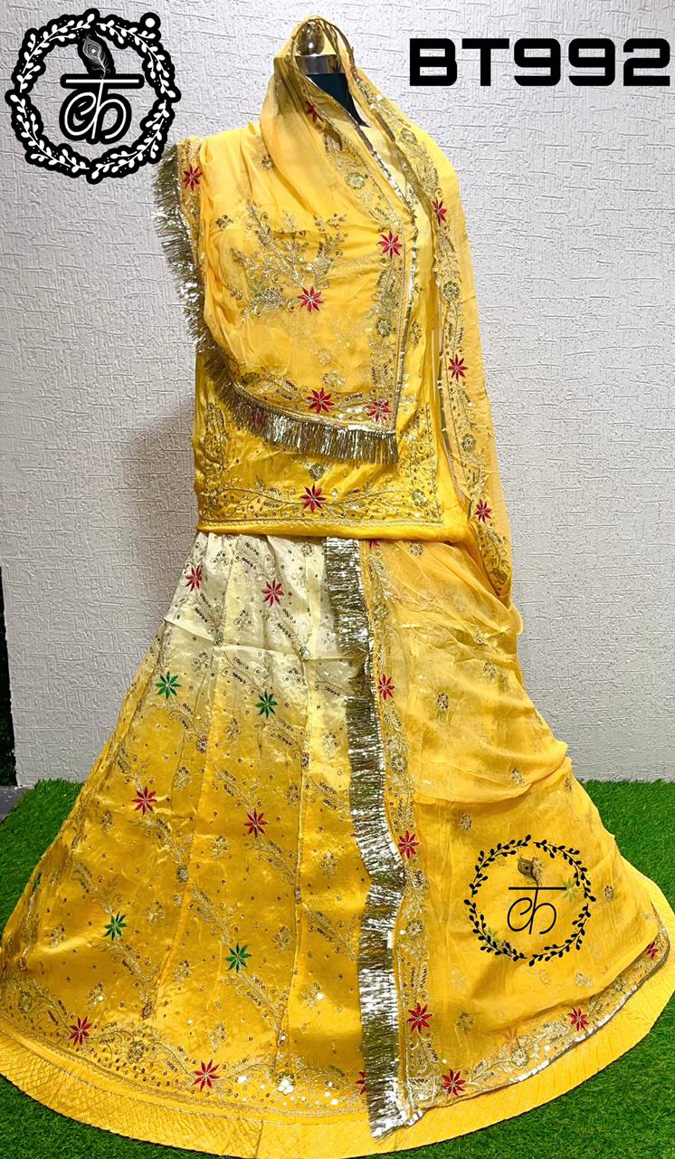 Beautiful Designer Rajputi Bridal Poshak