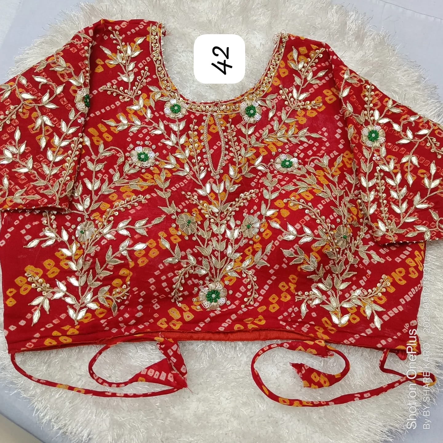 Beautiful Designer Bandhej Blouse