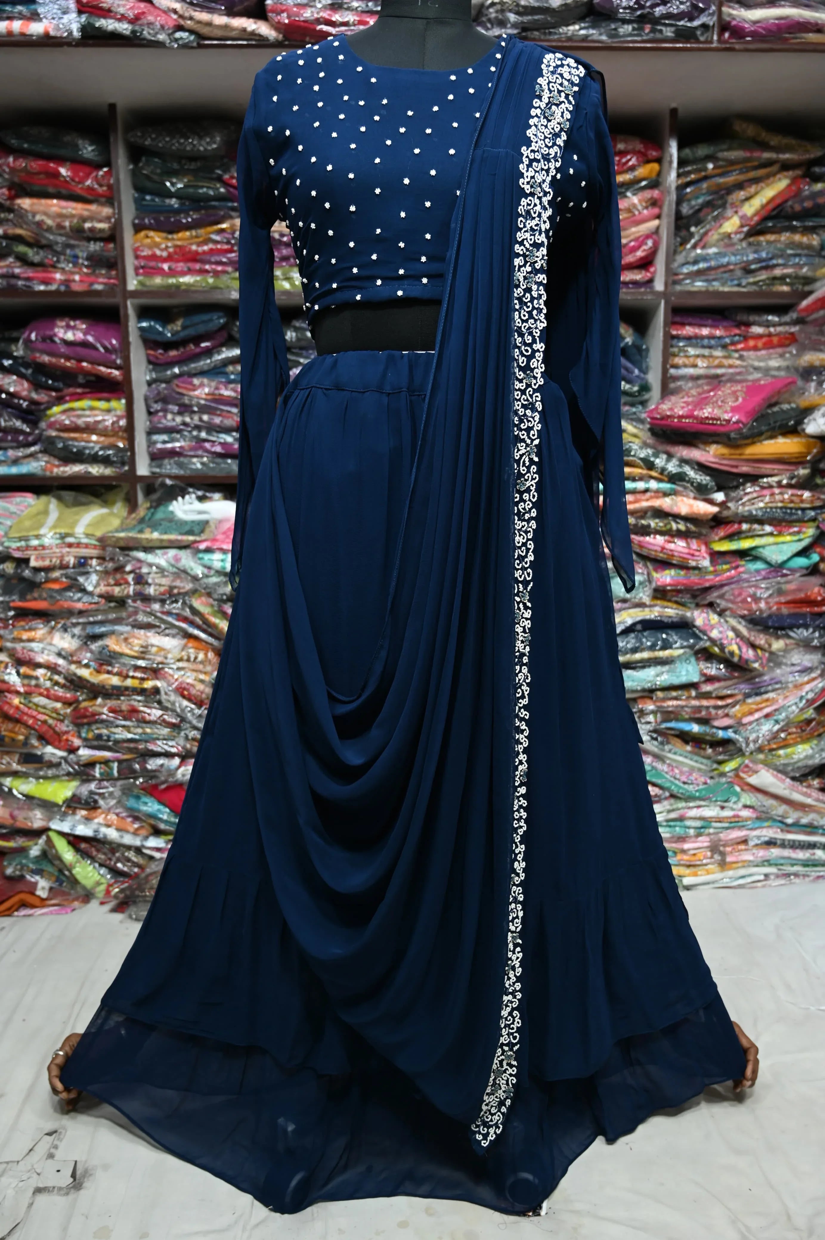 Beautiful Designer Anarkali Georgette Suite