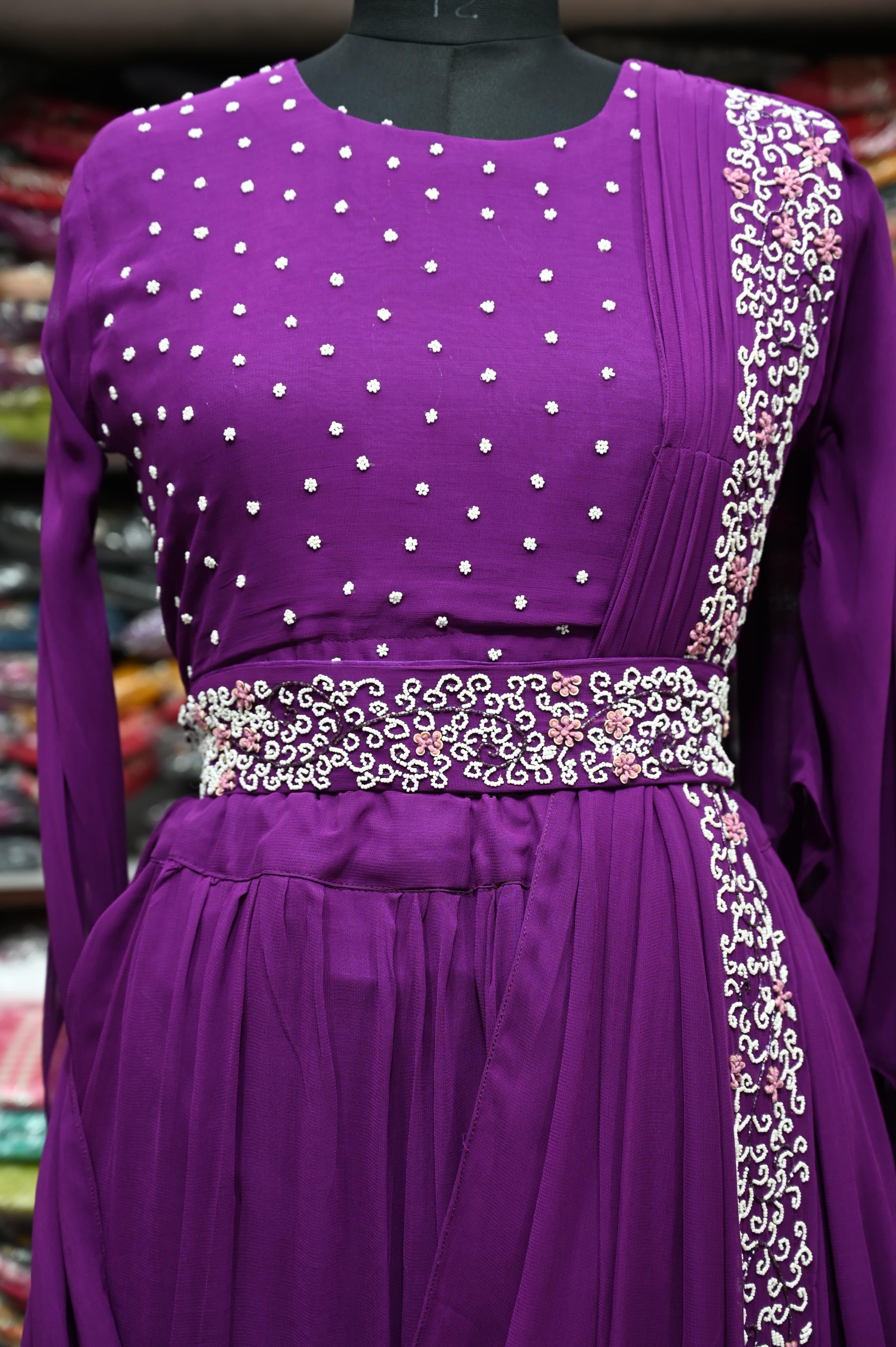 Beautiful Designer Anarkali Georgette Suite