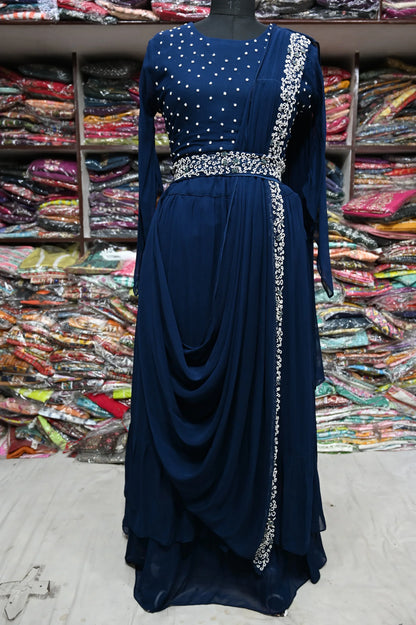 Beautiful Designer Anarkali Georgette Suite