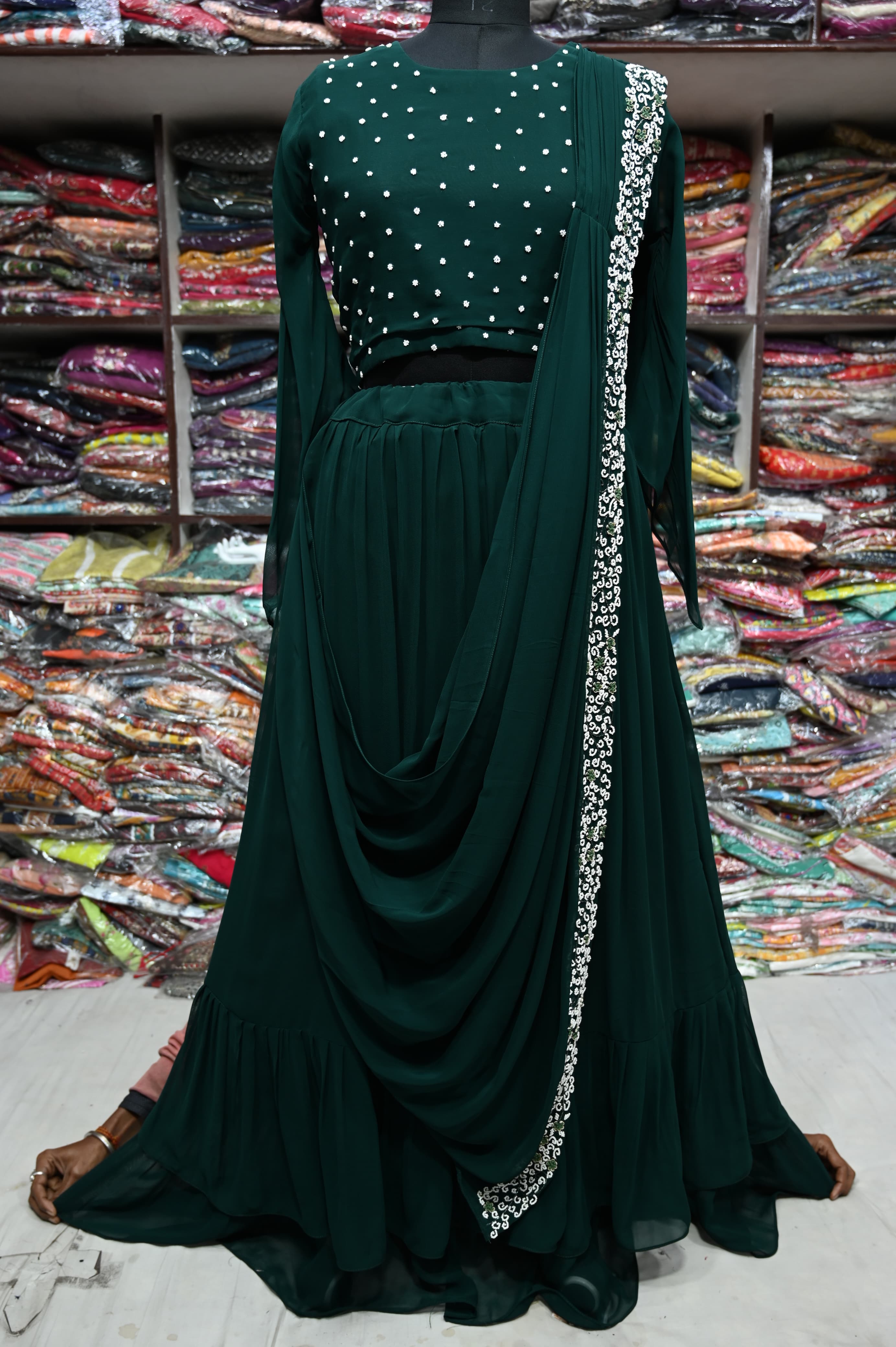 Beautiful Designer Anarkali Georgette Suite