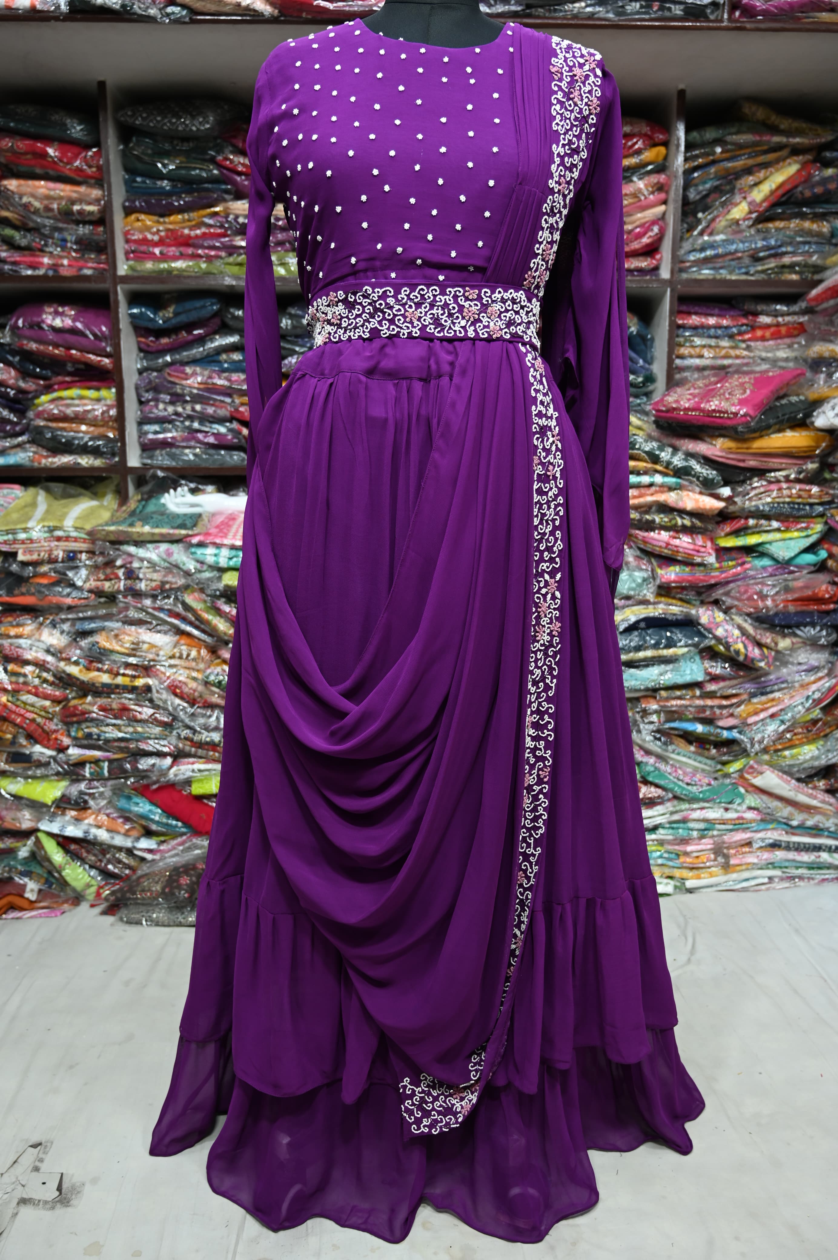 Beautiful Designer Anarkali Georgette Suite