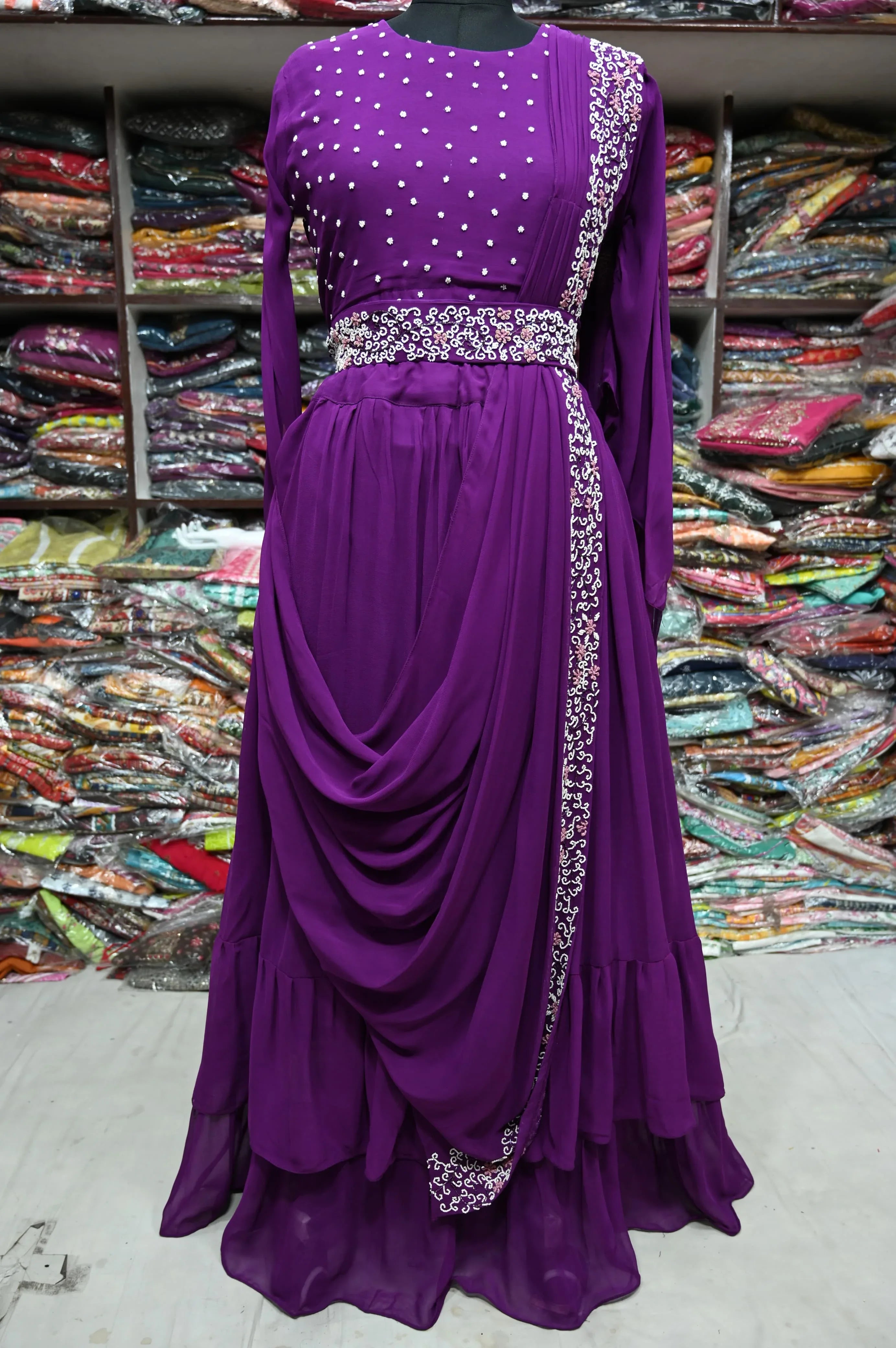 Beautiful Designer Anarkali Georgette Suite