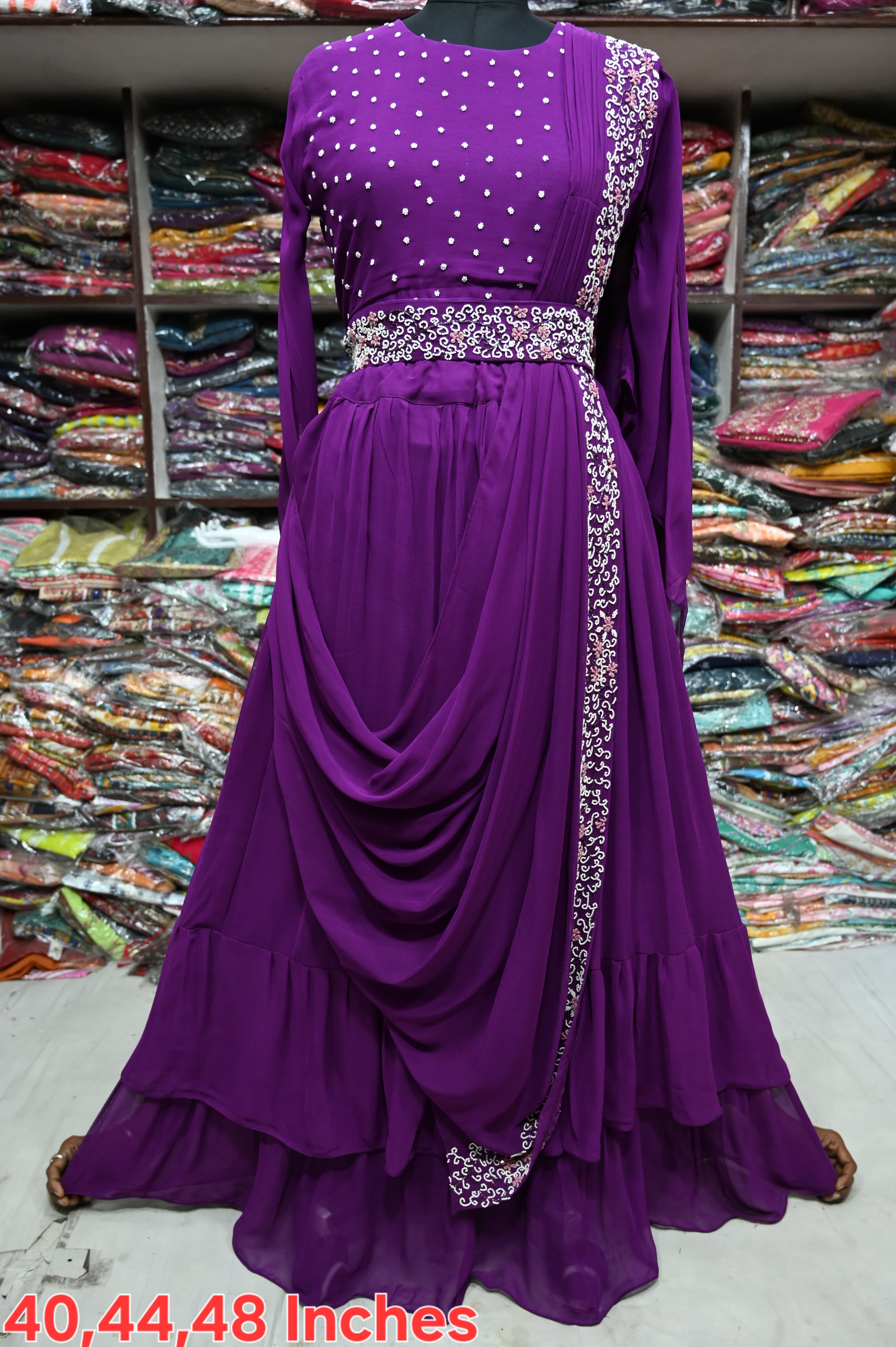Beautiful Designer Anarkali Georgette Suite