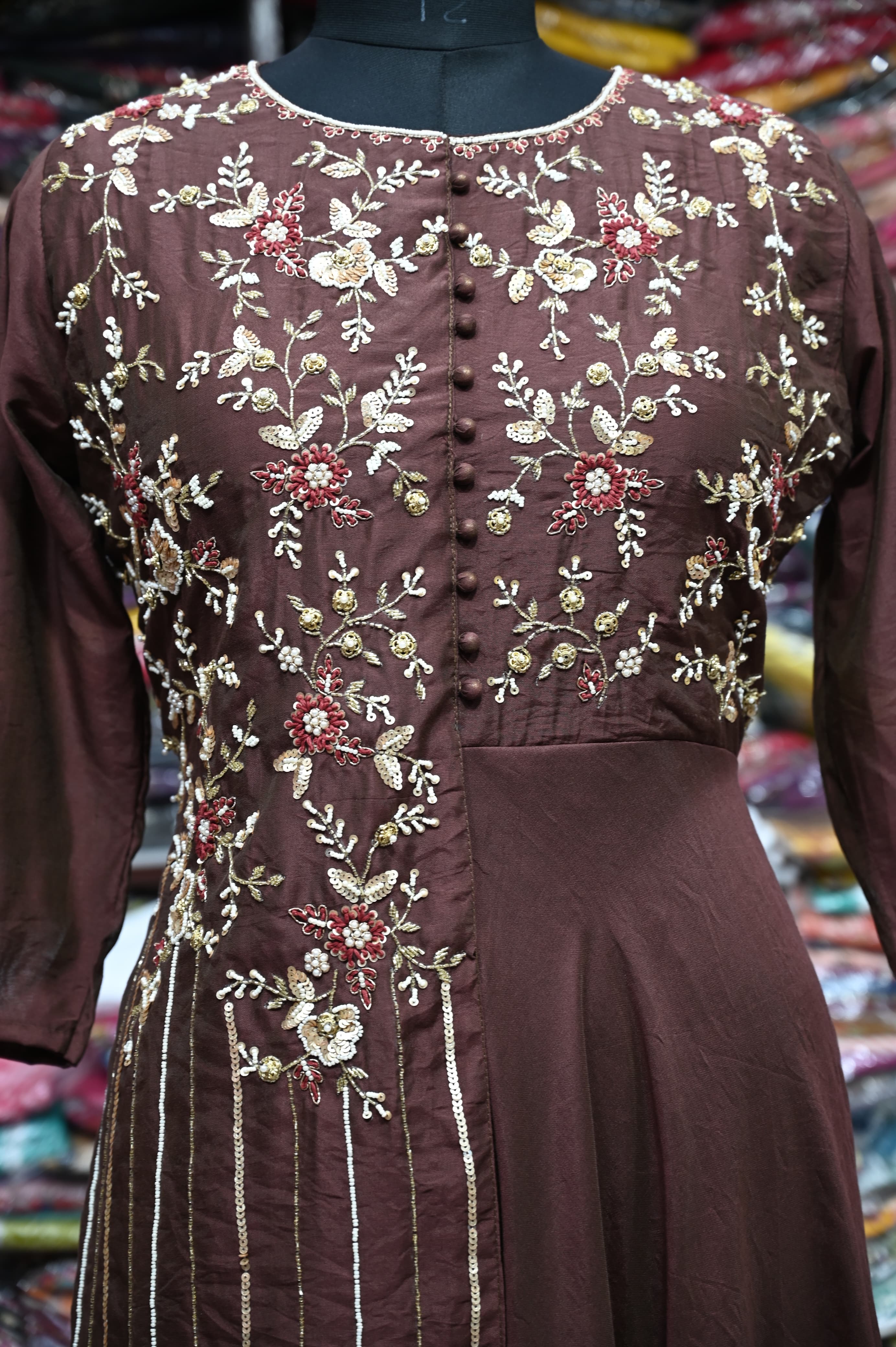 Beautiful Designer Anarkali Soft Silk Suite