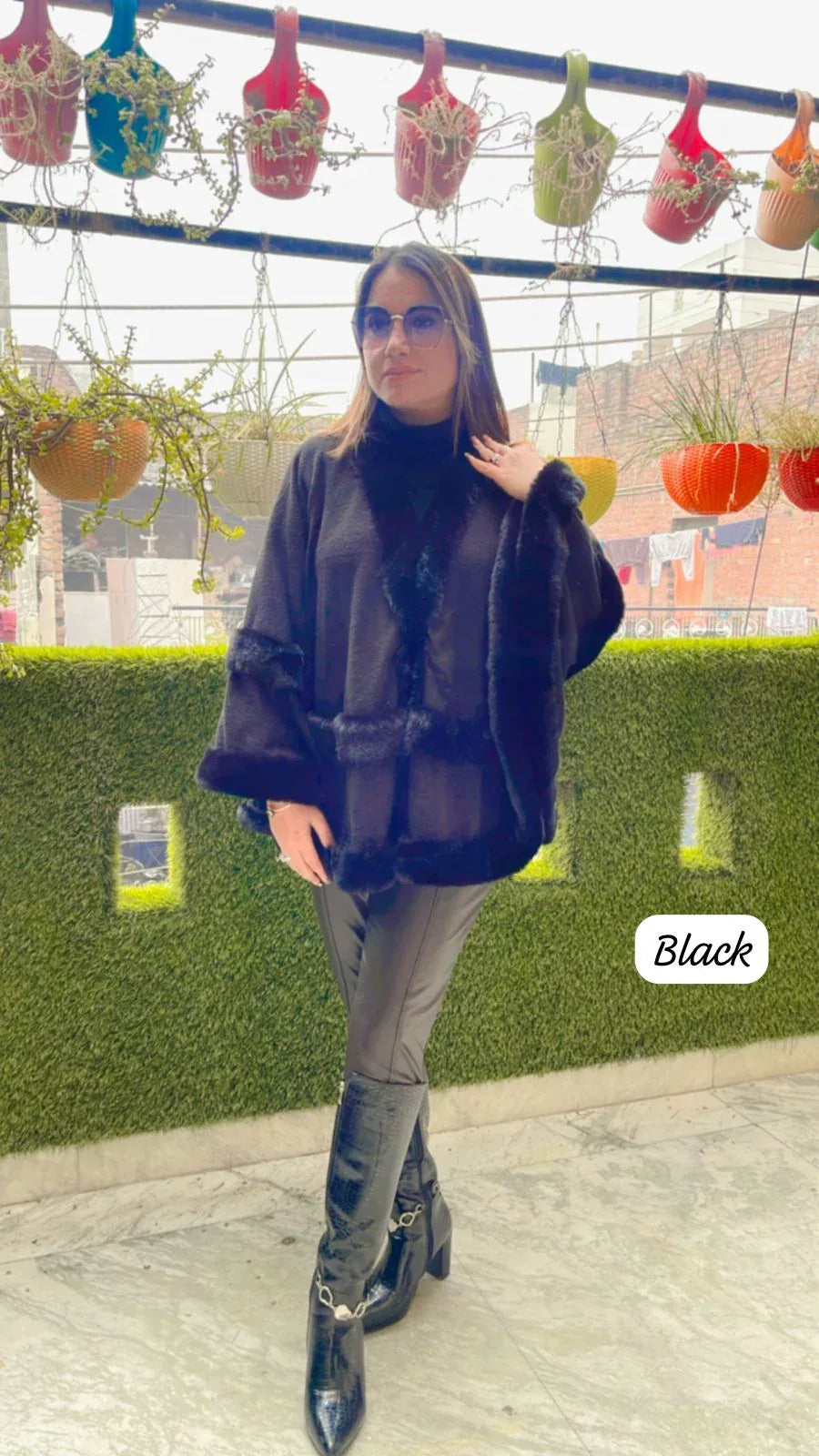 Winter Special Pure Woolen Designer Capes for Women&