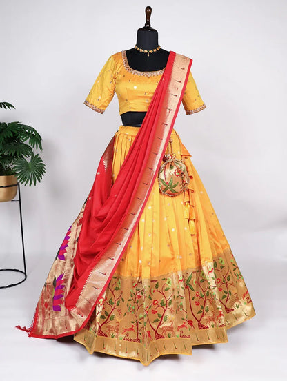 Paithani Silk Lehenga Choli