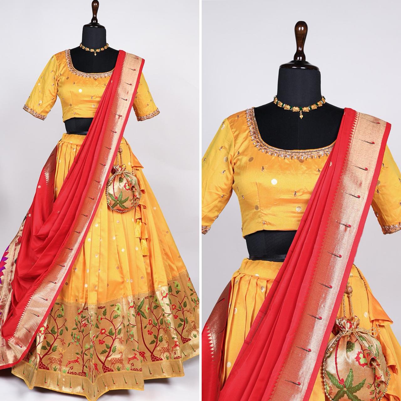 Paithani Silk Lehenga Choli