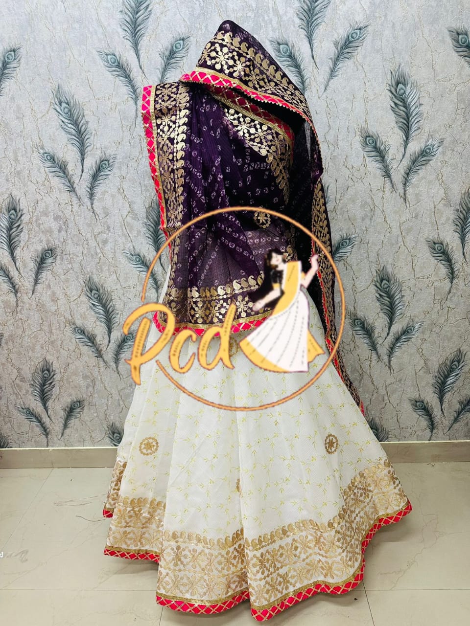 Rajasthani Bhandhej Kotta Doriya Lehnga Chunni