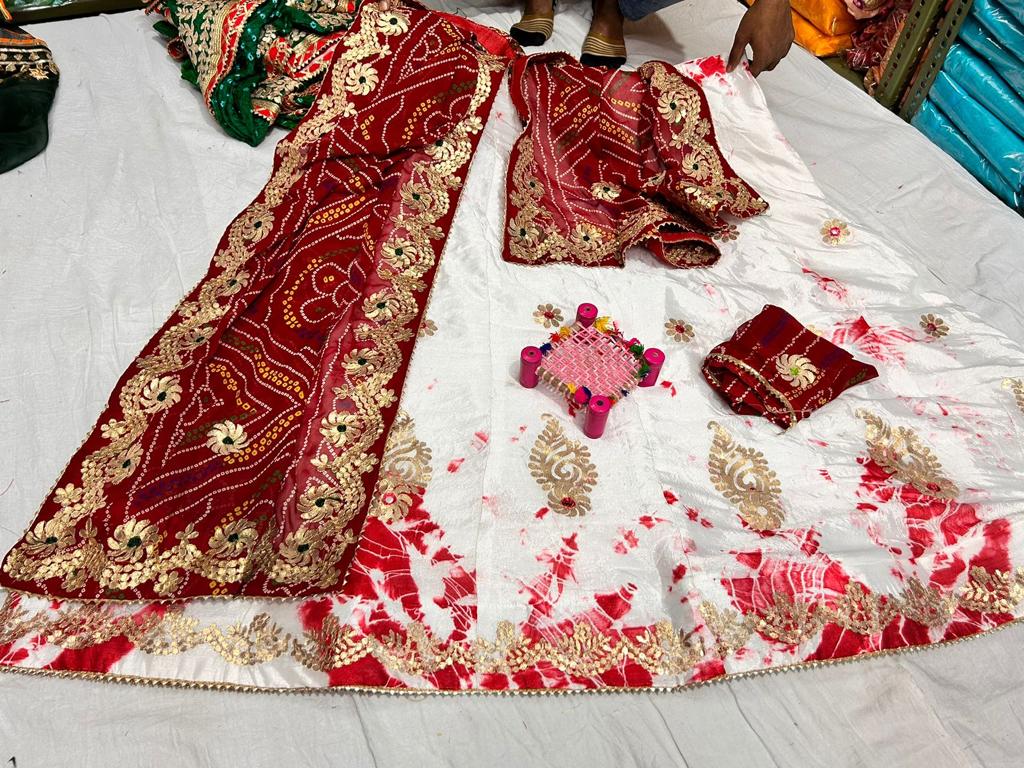 Rajasthani Gottapatti Lehenga Chunni