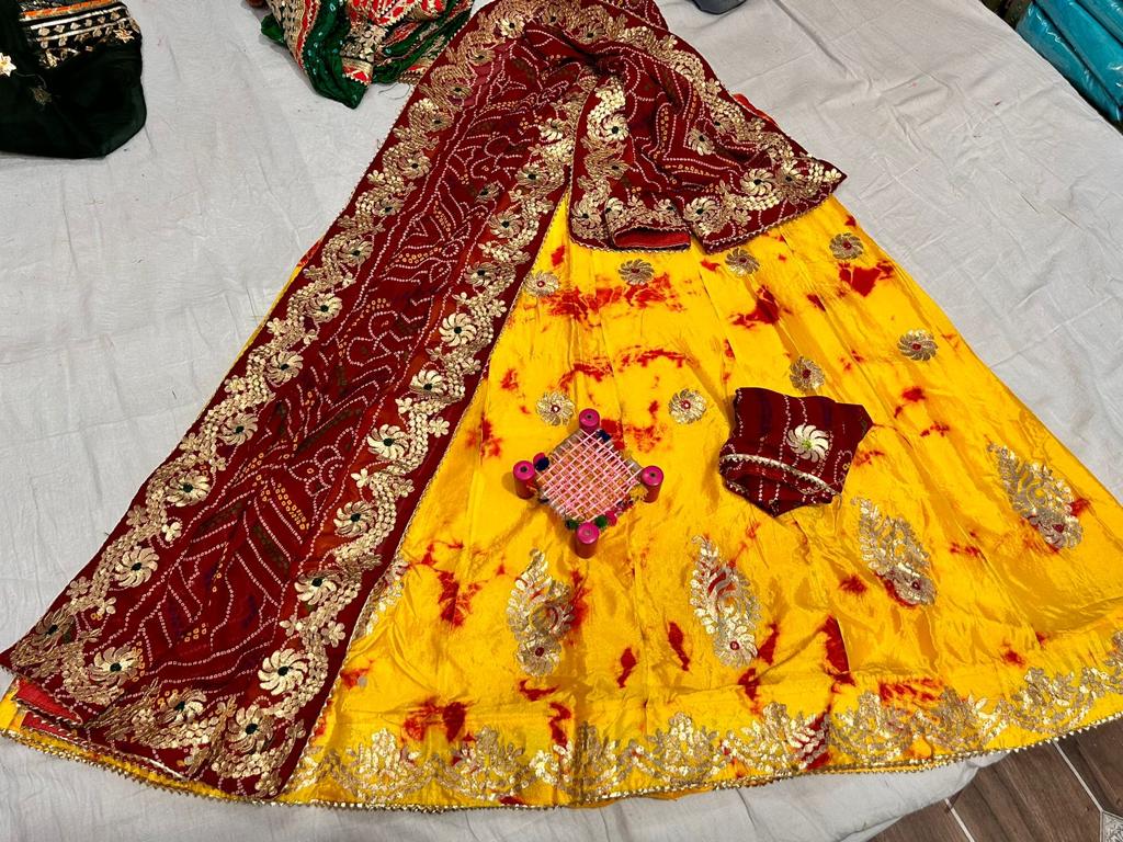 Rajasthani Gottapatti Lehenga Chunni