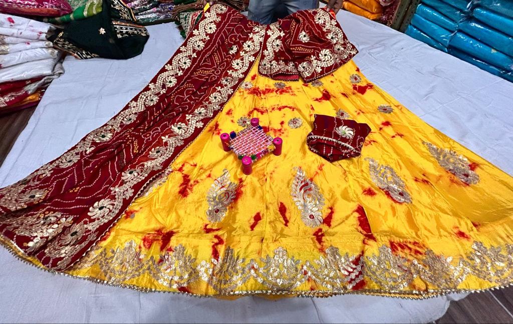 Rajasthani Gottapatti Lehenga Chunni