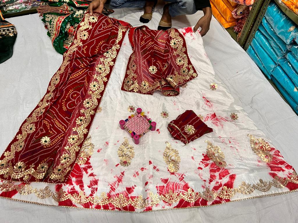 Rajasthani Gottapatti Lehenga Chunni