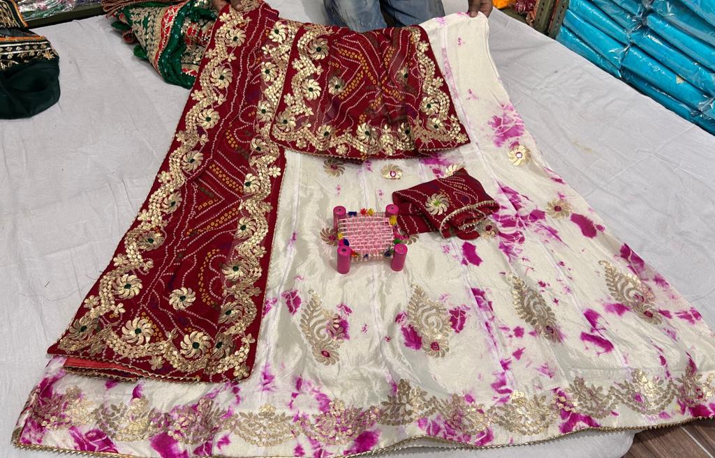 Rajasthani Gottapatti Lehenga Chunni