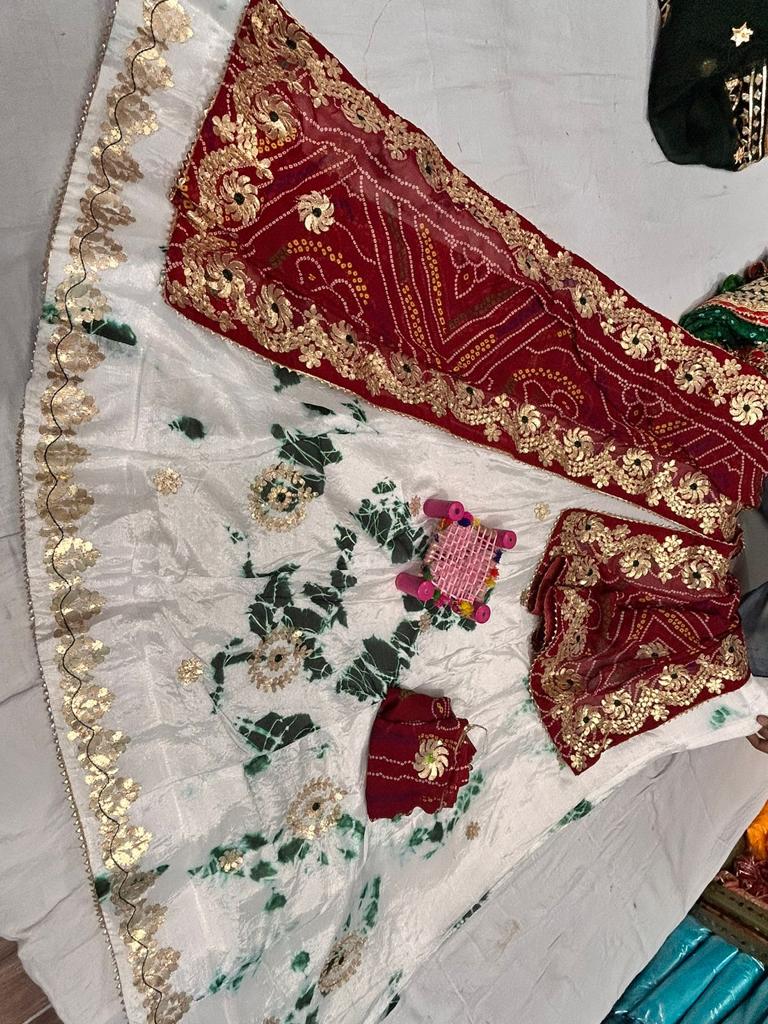 Rajasthani Gottapatti Lehenga Chunni