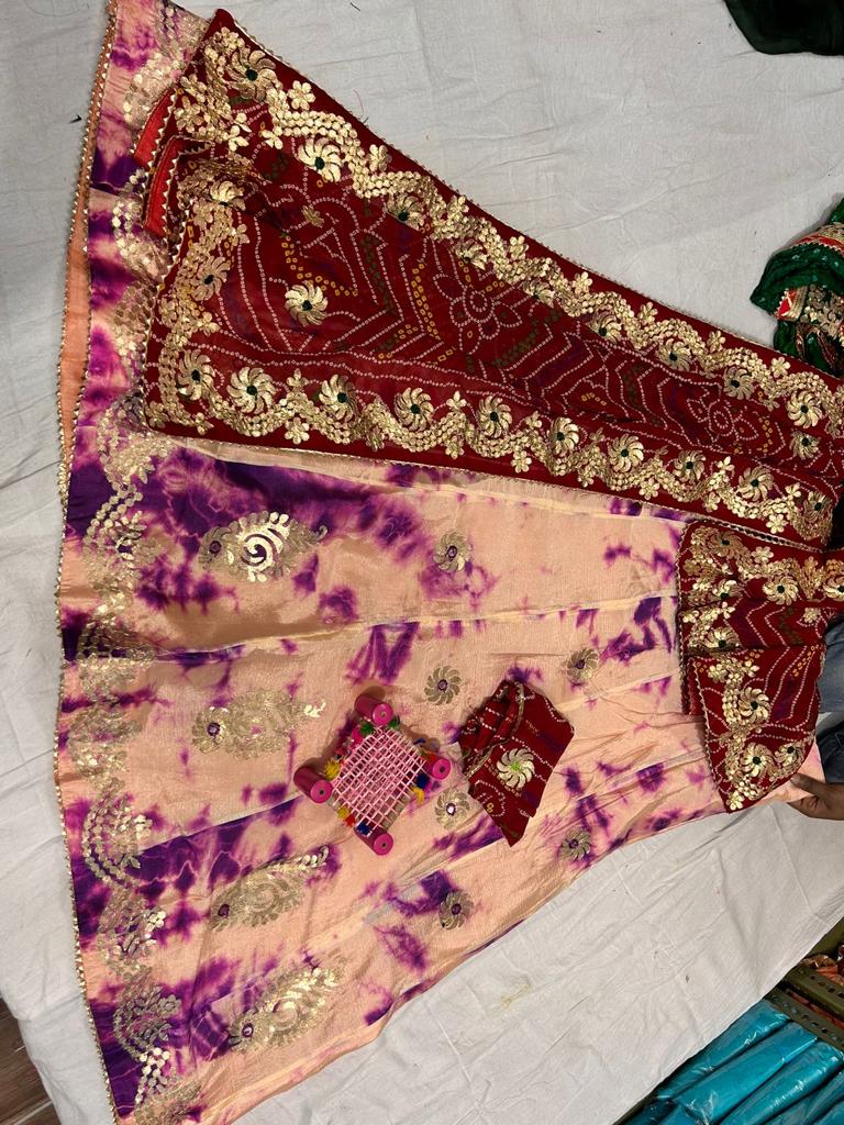 Rajasthani Gottapatti Lehenga Chunni