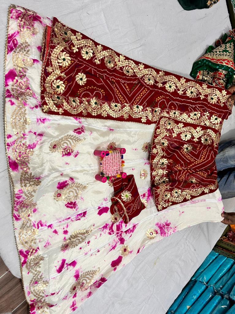 Rajasthani Gottapatti Lehenga Chunni