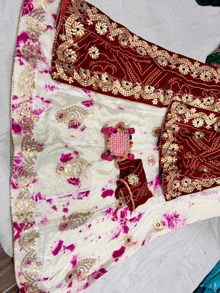 Rajasthani Gottapatti Lehenga Chunni