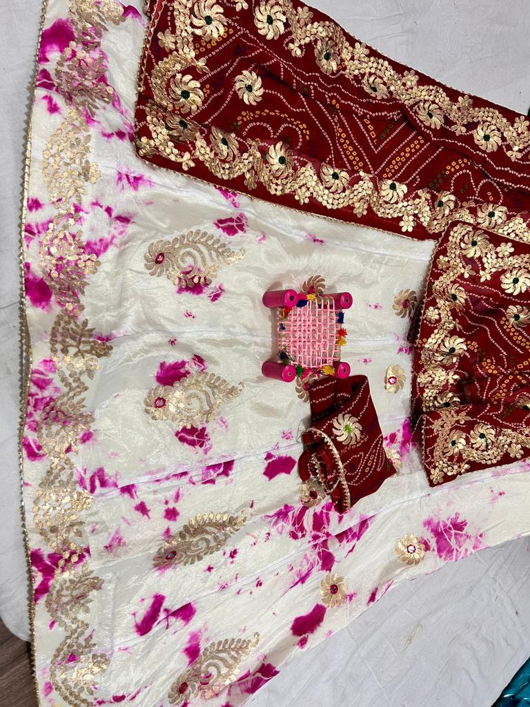 Rajasthani Gottapatti Lehenga Chunni