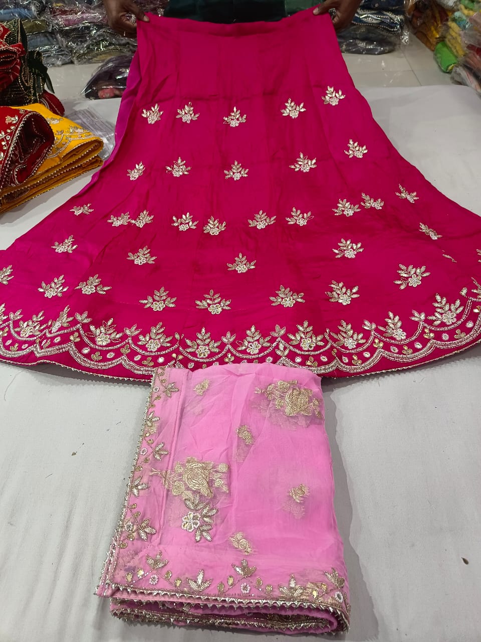 Rajasthani Pure Uppda Silk Lehenga Choli