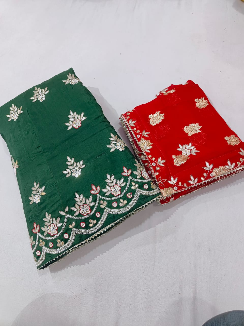 Rajasthani Pure Uppda Silk Lehenga Choli