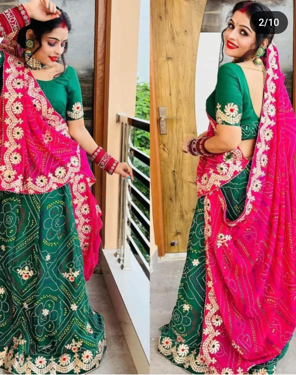 Beautiful Designer Rajasthani Heavy Gottapatti Lehenga Chunni