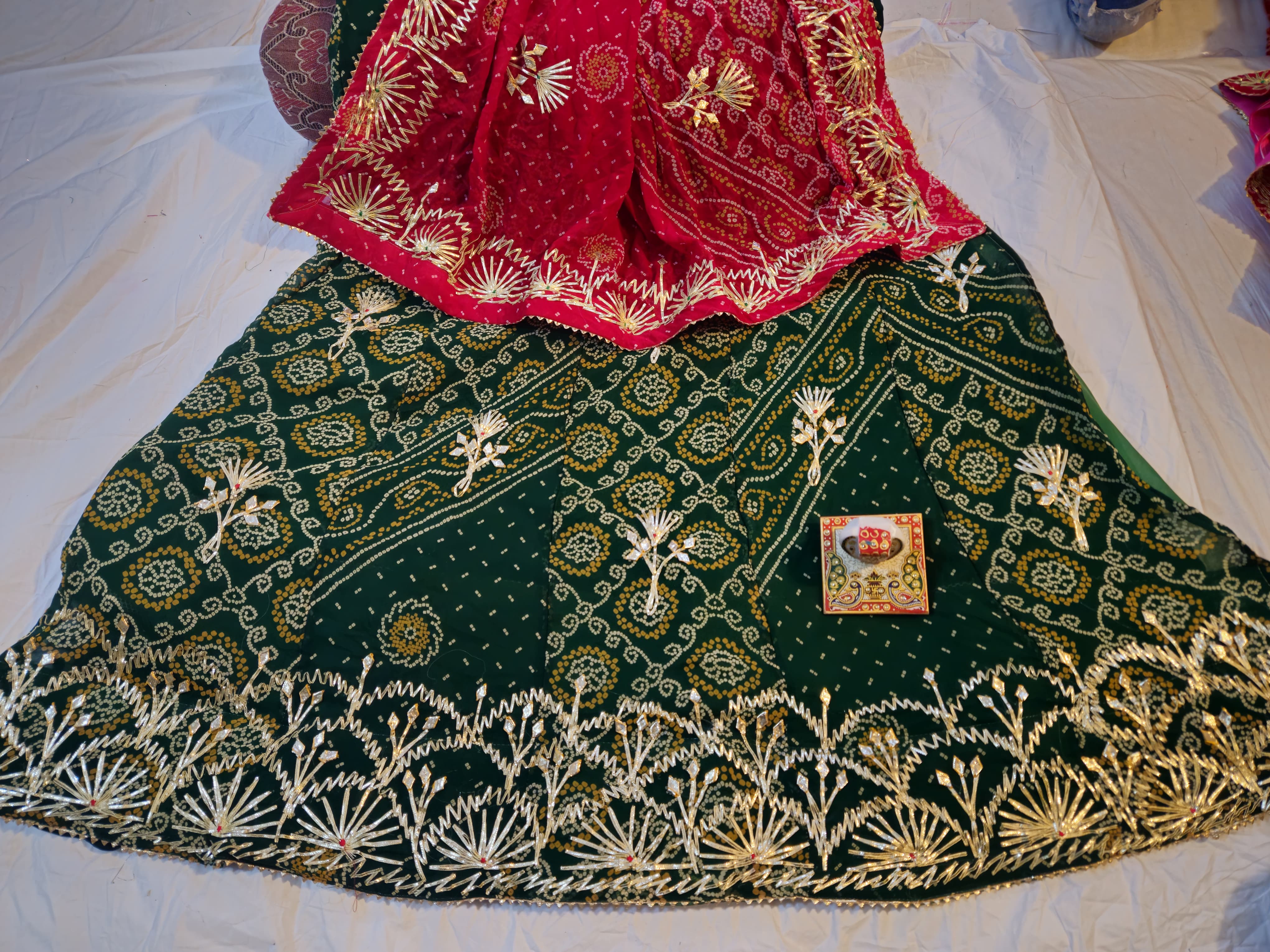 Beautiful Designer Rajasthani Heavy Gottapatti Lehenga Chunni