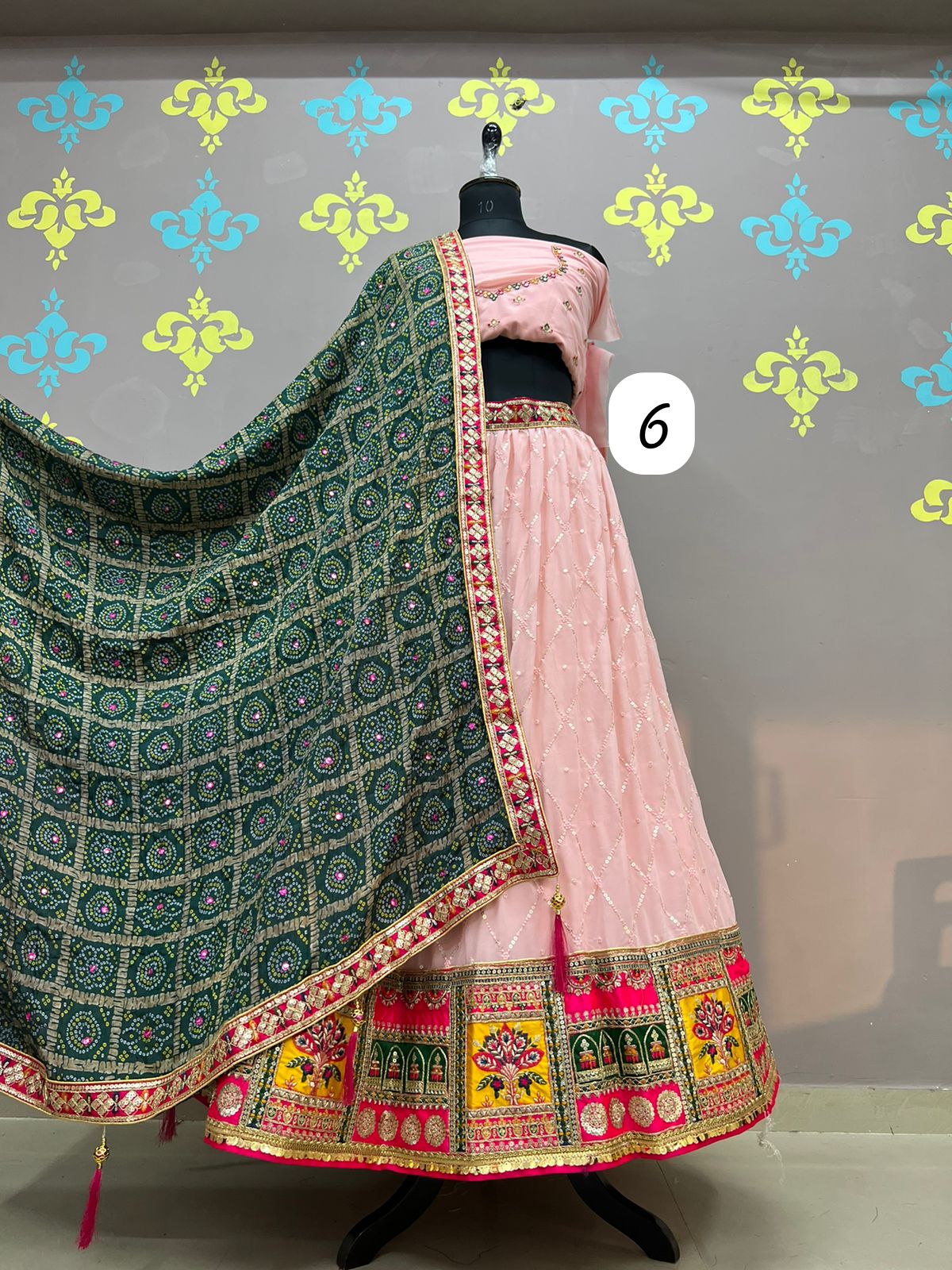 Beautiful Designer Rajasthani Heavy Georgette Lehenga Choli