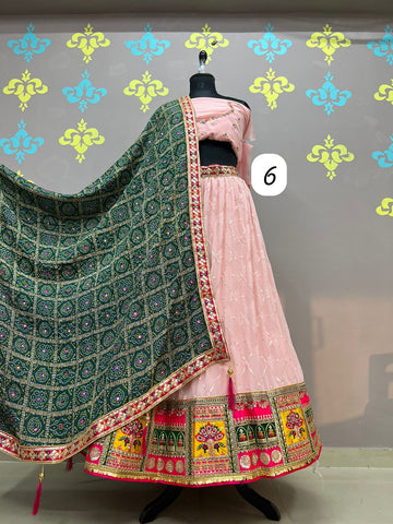 Beautiful Designer Rajasthani Heavy Georgette Lehenga Choli
