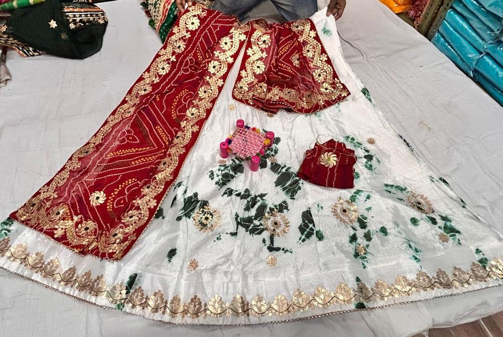 Rajasthani Gottapatti Lehenga Chunni