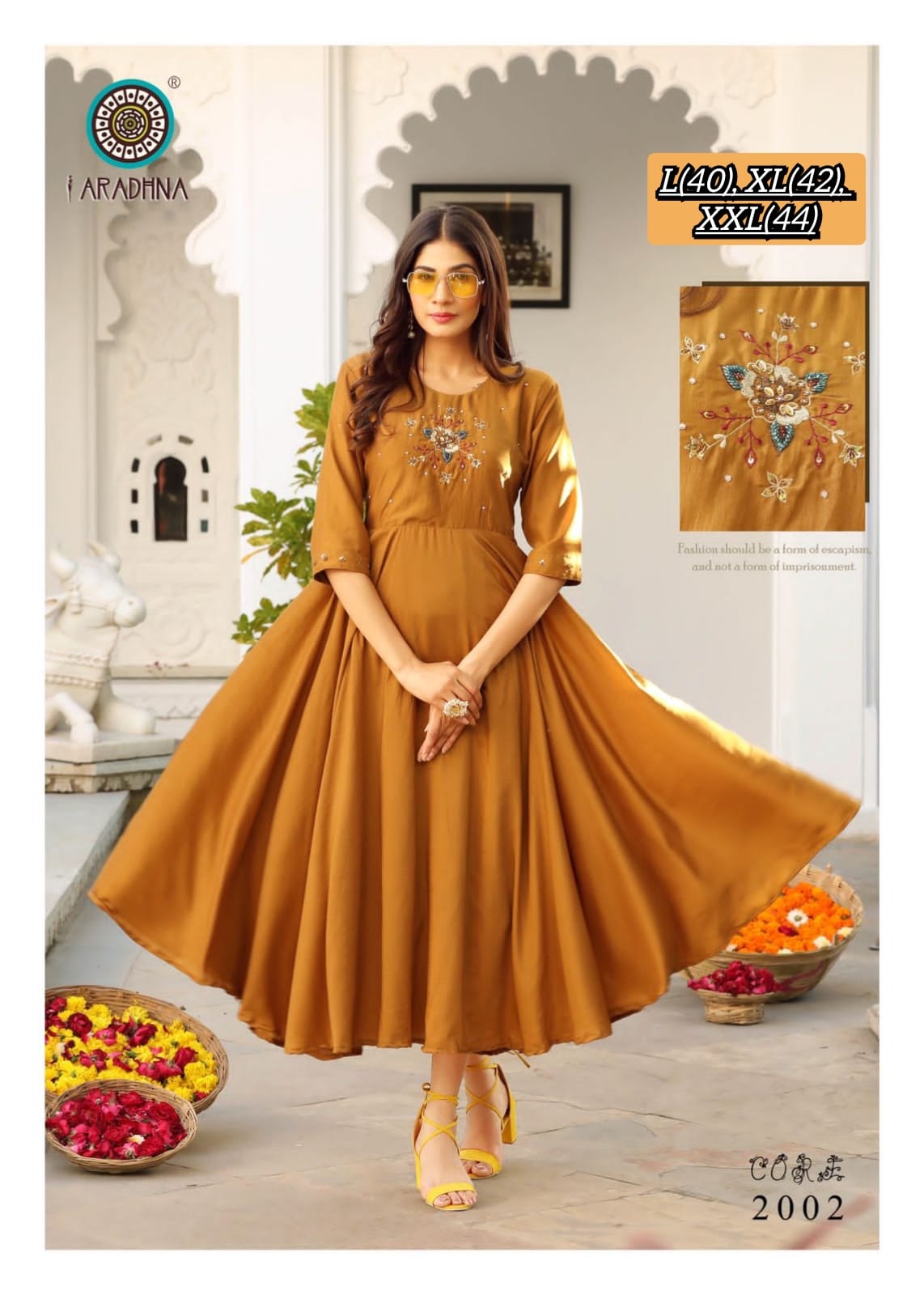 Aradhana Core Vol 1 Cotton Silk Flair Designer Kurtis