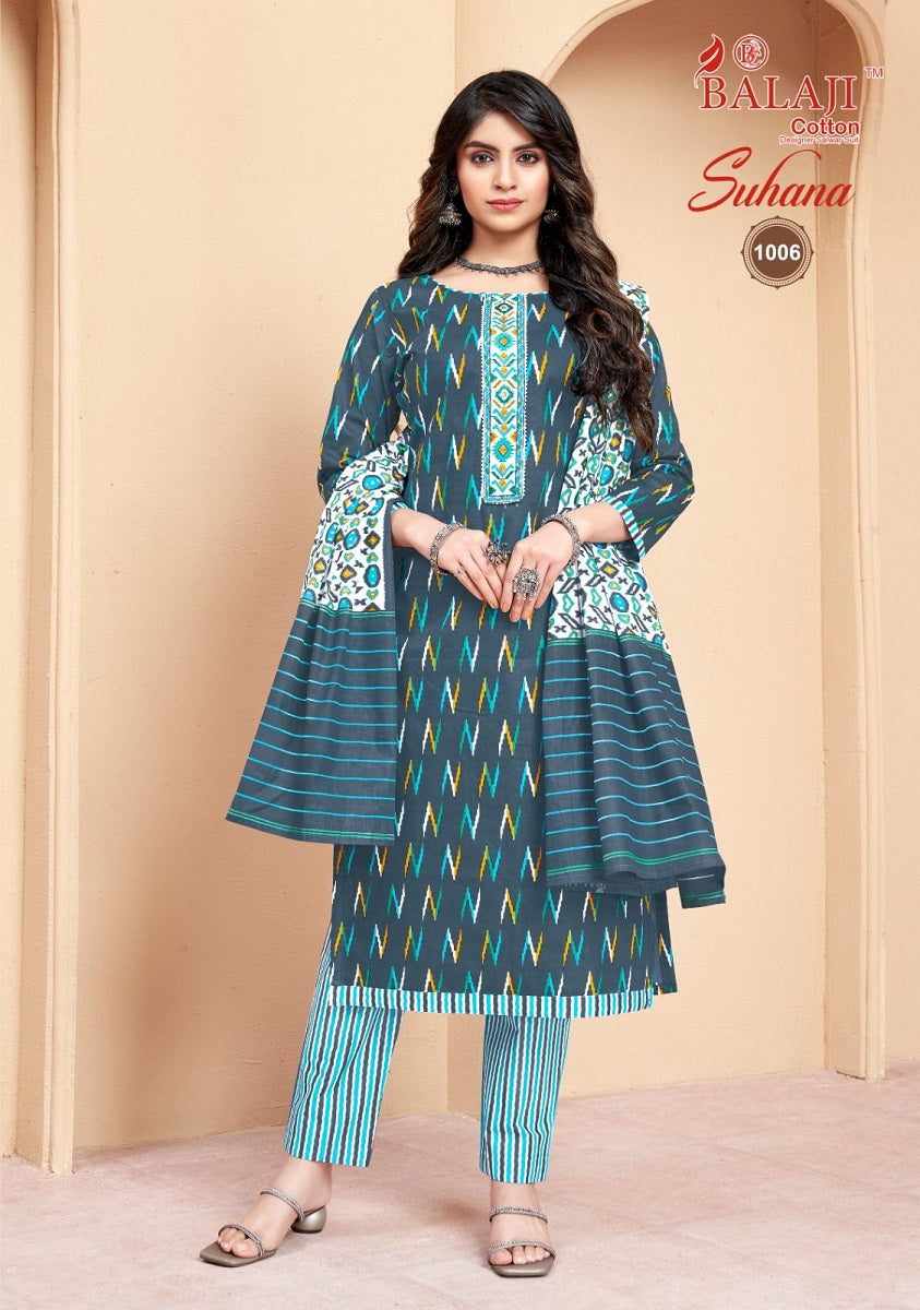 Balaji Cotton Suhana Vol 1 Regular Wear Suit (395x08)