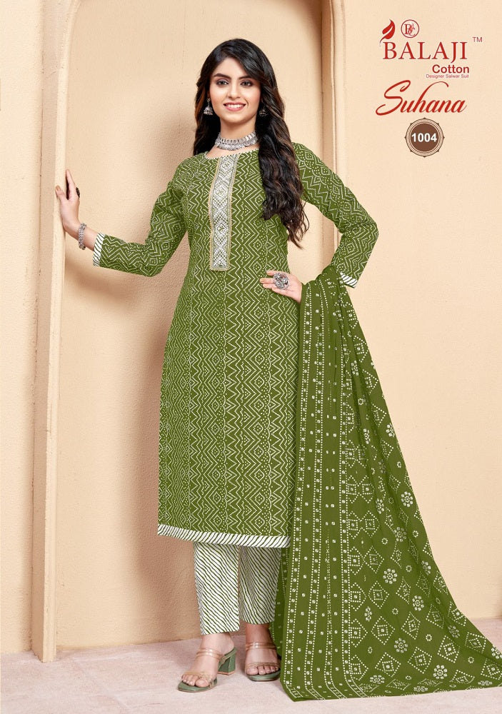 Balaji Cotton Suhana Vol 1 Regular Wear Suit (395x08)