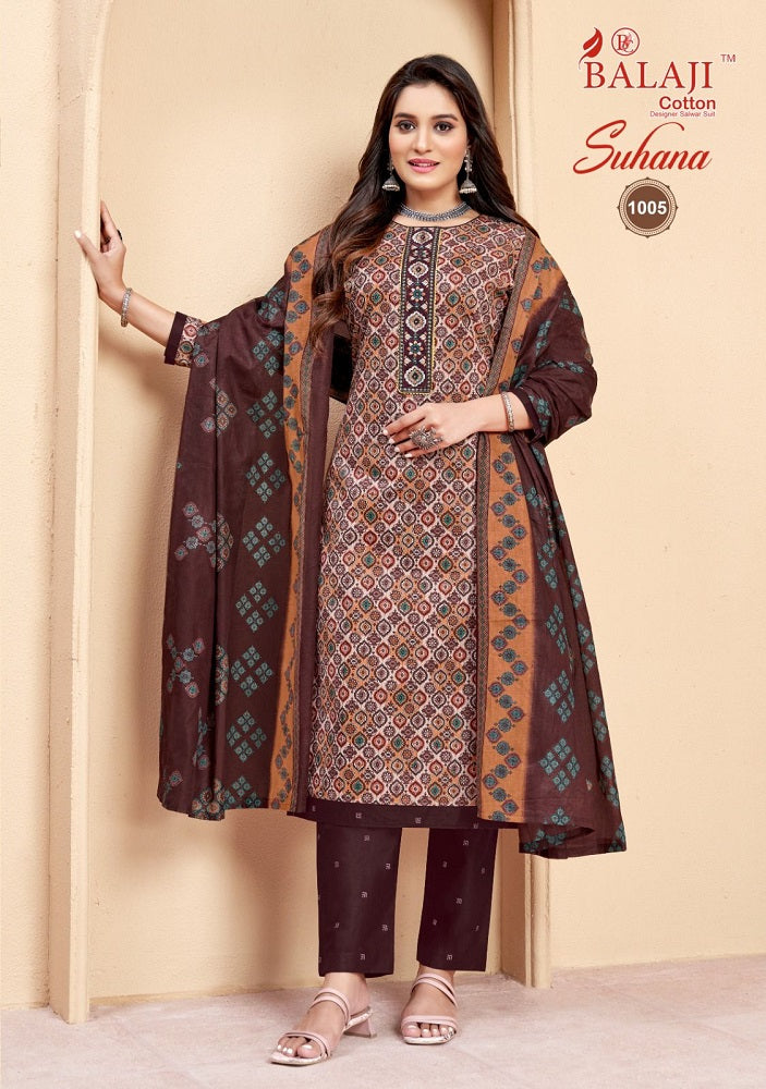 Balaji Cotton Suhana Vol 1 Regular Wear Suit (395x08)