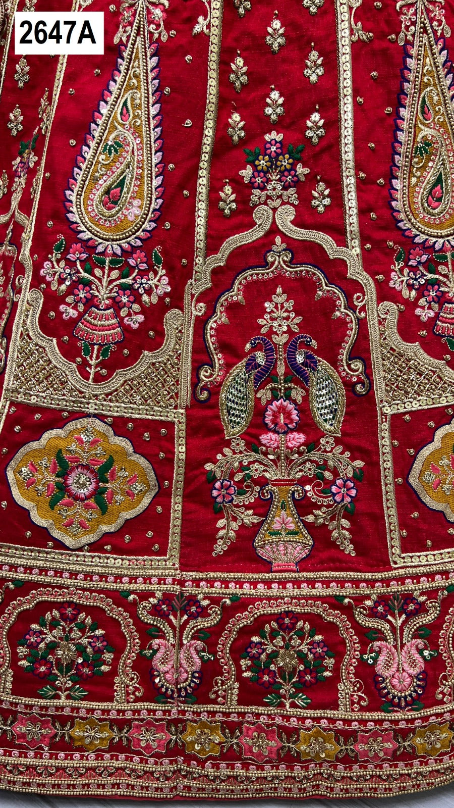 Beautiful Designer Bridal Heavy Silk Lehenga Choli