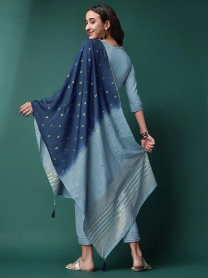 Beautiful Designer Kurti Pant With Dupatta