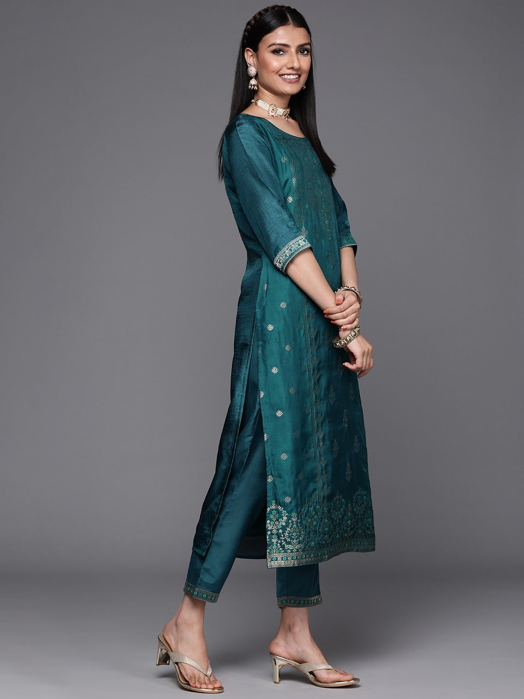 Beautiful Designer Kurti Pant With Dupatta