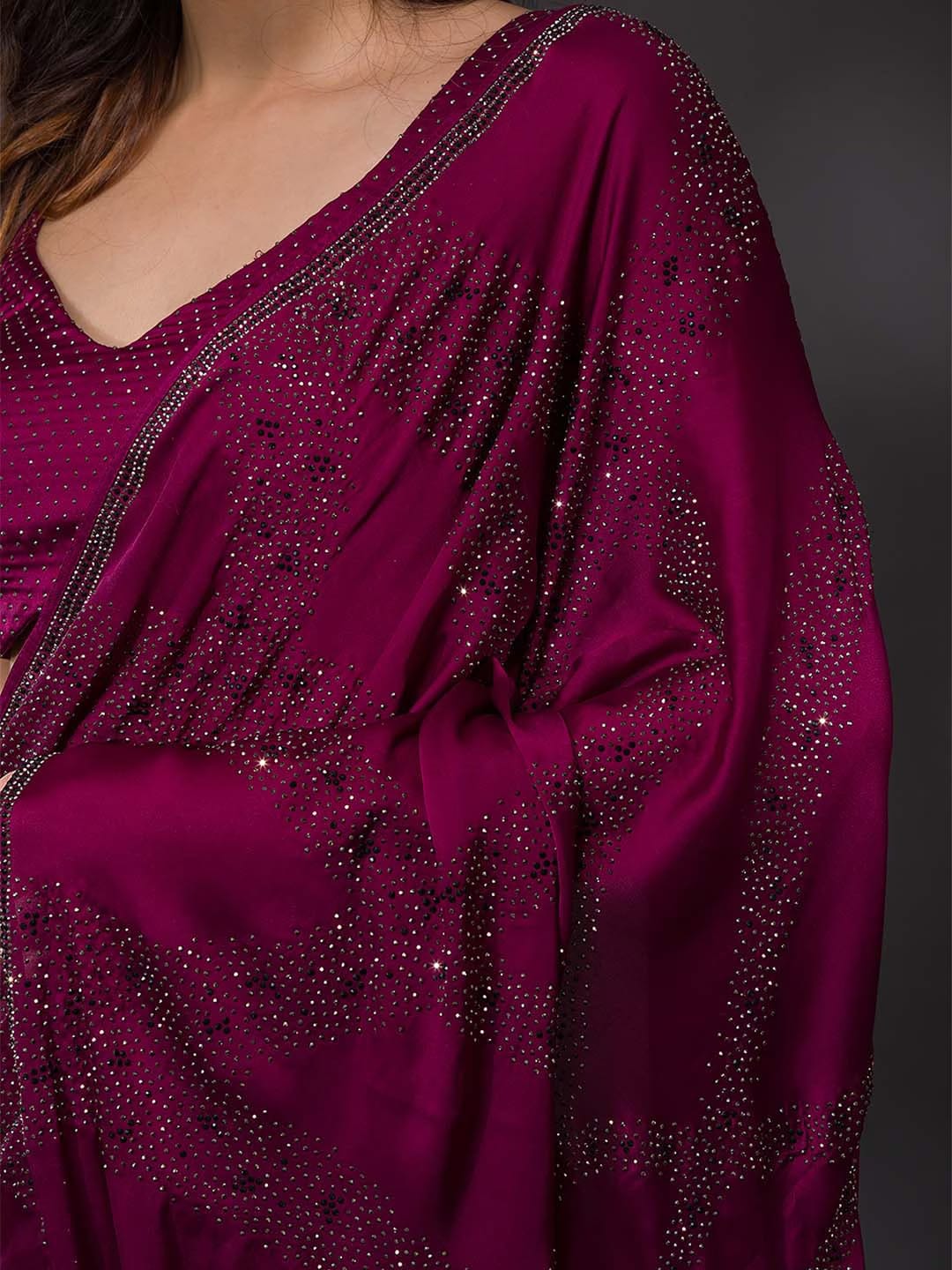 Beautiful Designer Sequence Saree