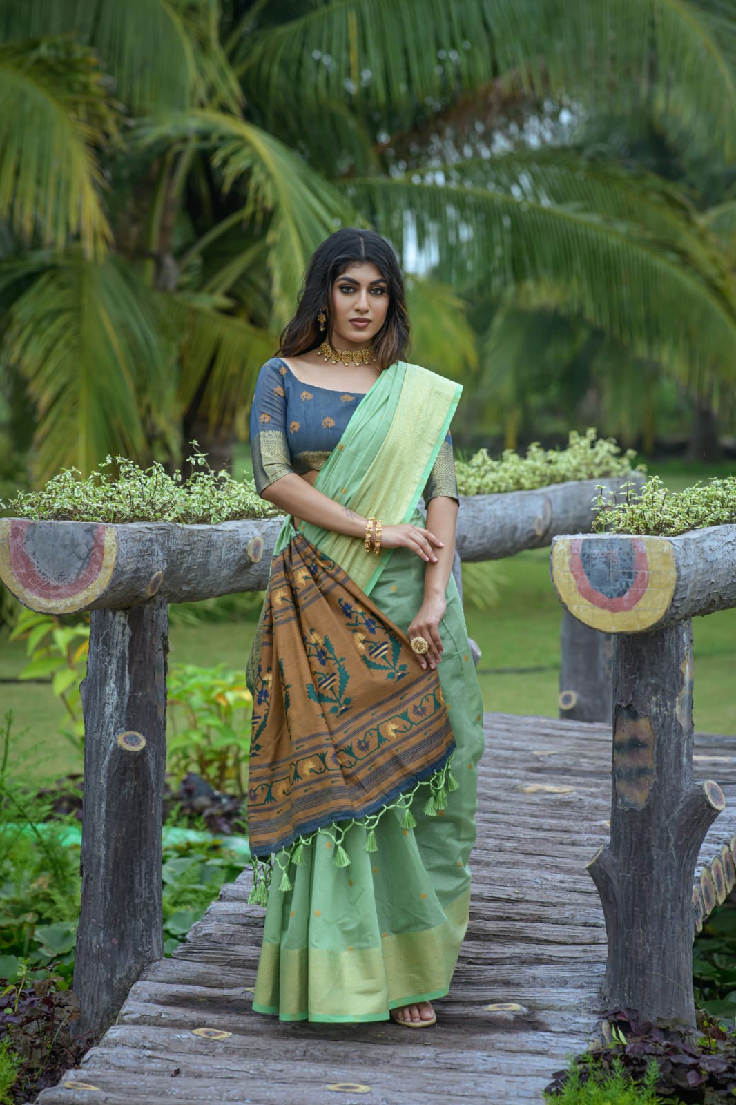 Beautiful Designer Premium Chanderi Silk Saree