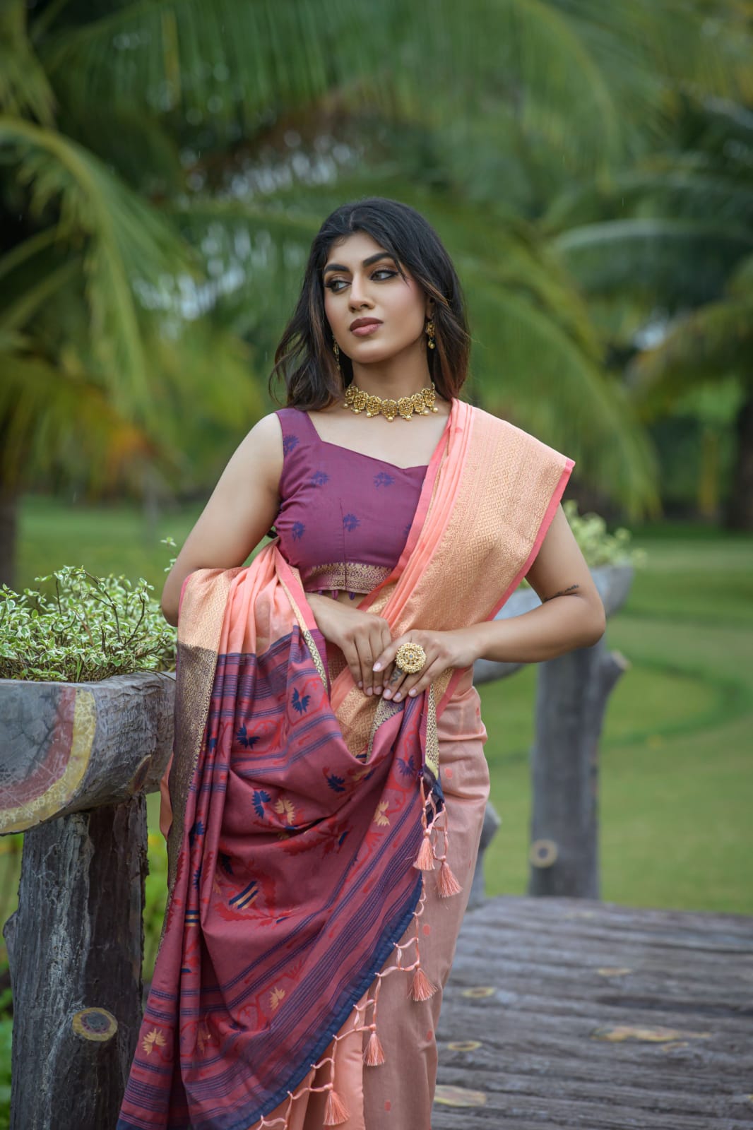 Beautiful Designer Premium Chanderi Silk Saree