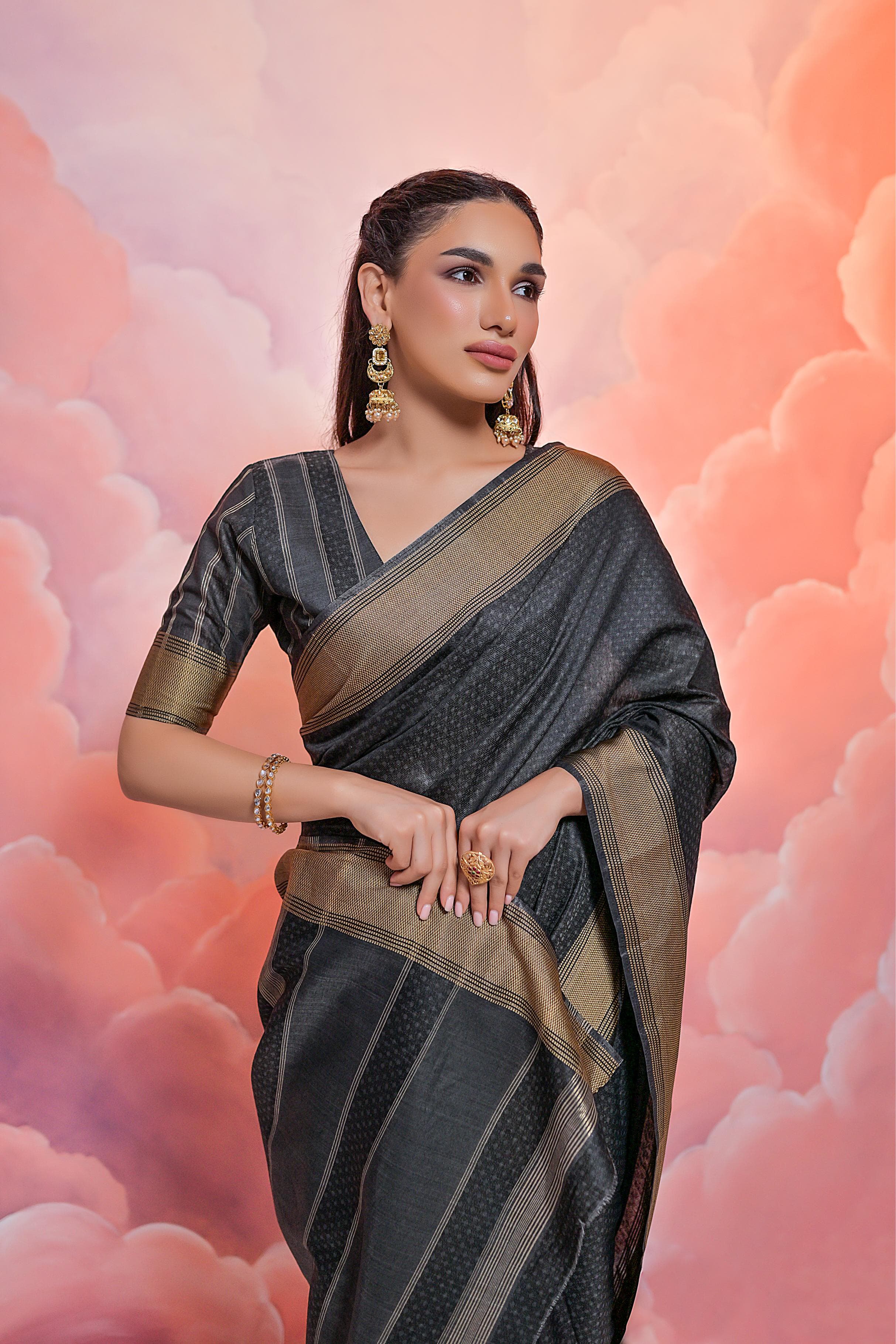 Beautiful Designer Premium Soft Resham Silk Saree
