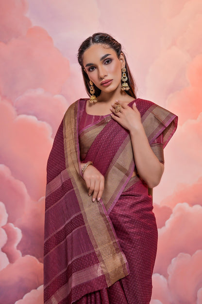 Beautiful Designer Premium Soft Resham Silk Saree