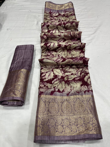 Beautiful Designer Soft Dola Silk Saree