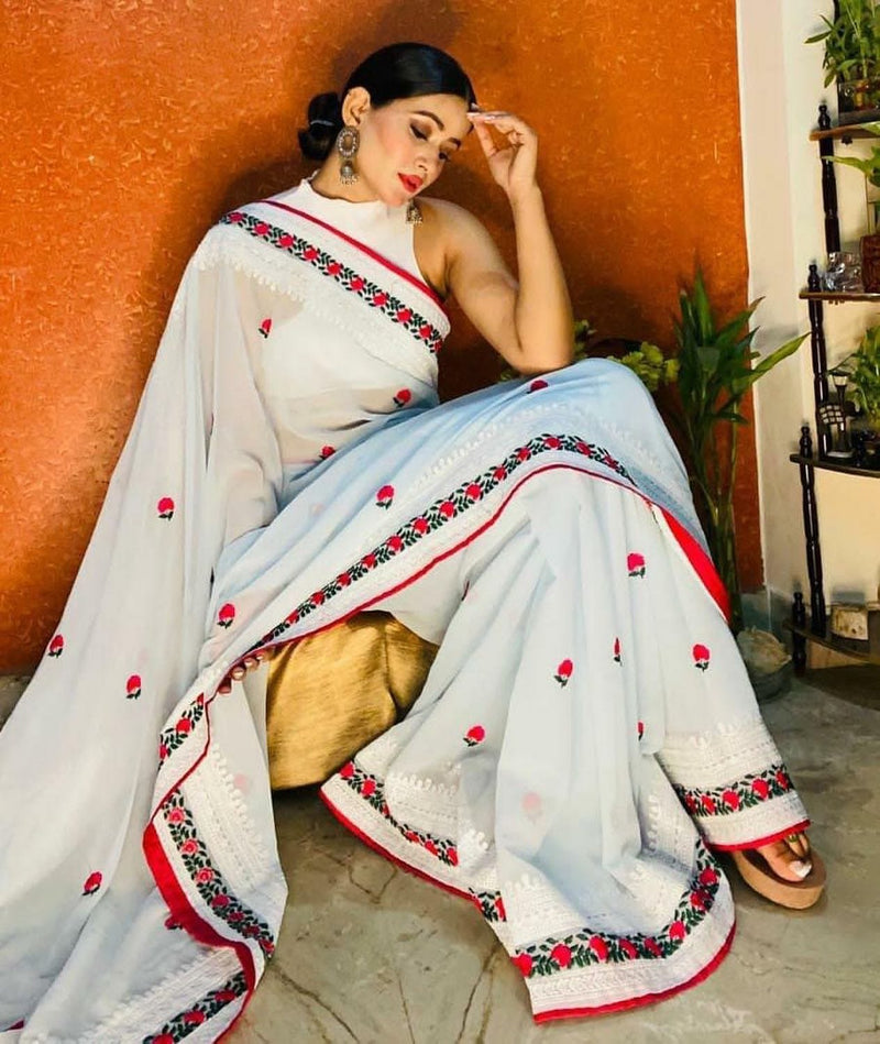 Beautiful Designer Sita Georgette Sarees
