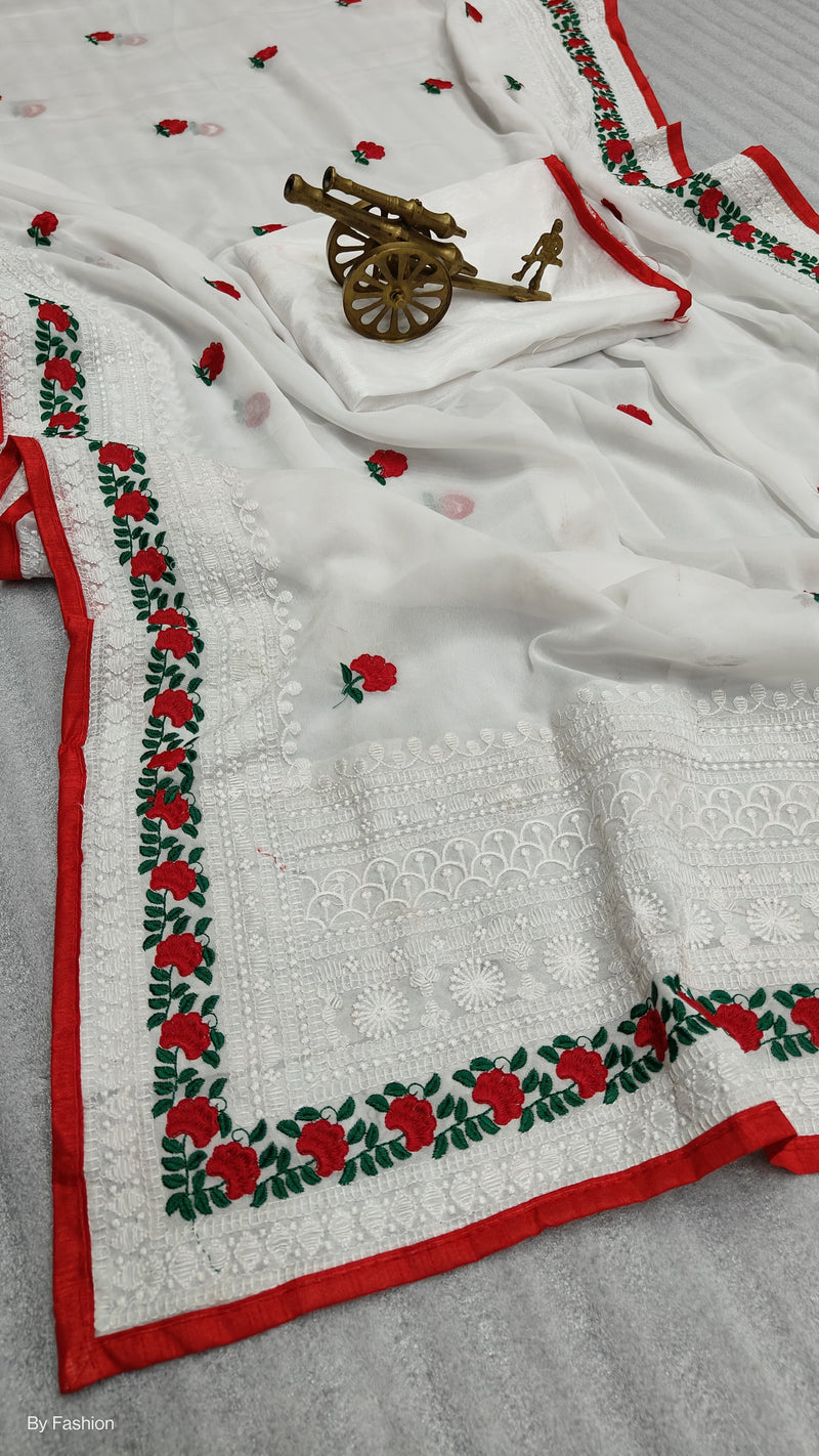 Beautiful Designer Sita Georgette Sarees