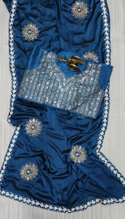 Beautiful Designer Soft Rangoli  Silk Saree