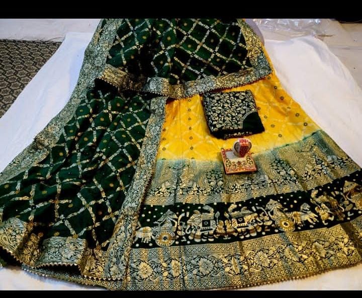 Beautiful Designer Pure Banarasi Dolo Silk Lehenga Choli