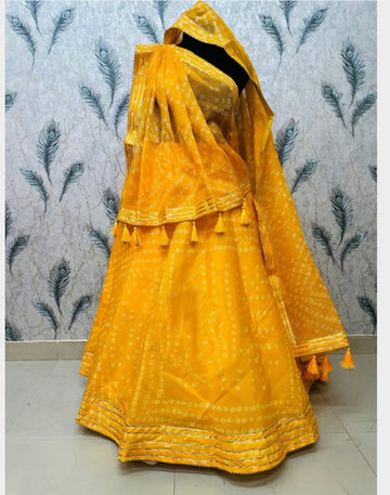 Beautiful Designer Pure Kota Doriya Silk Lehenga Choli