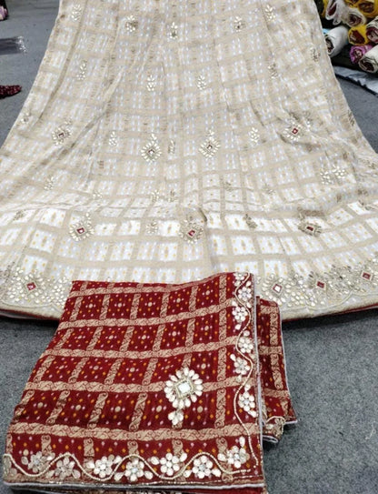 Beautiful Designer Pure Banarasi Ghadchola Lehenga Choli